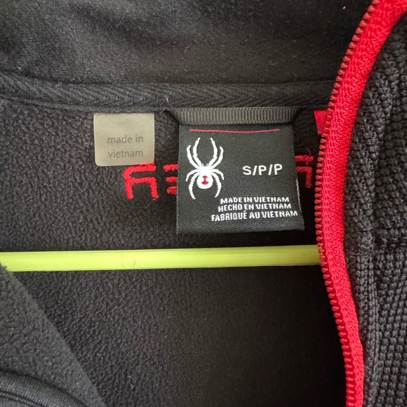 Spyder Kids' Charcoal and Crimson Jacket - Picture 3 of 3